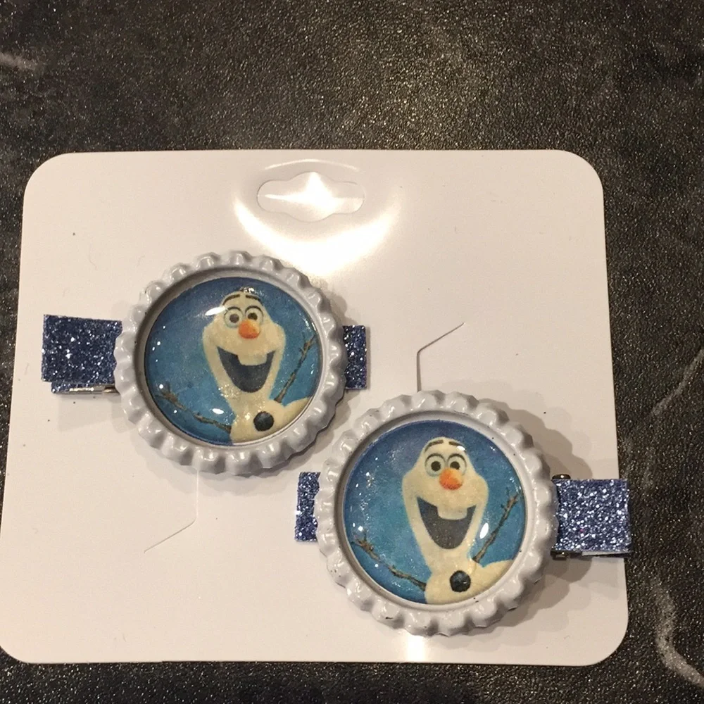 3 For $16 Frozen/Olaf Hair Clips